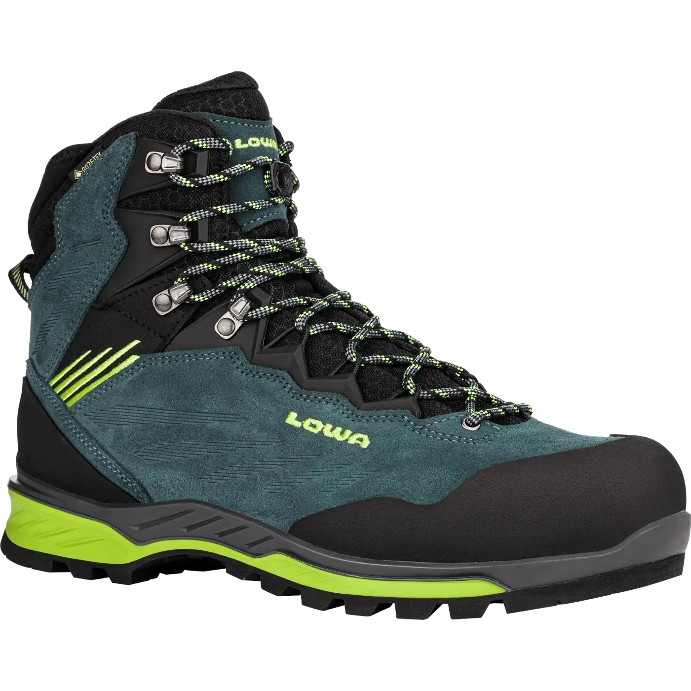 LOWA Cadin II GTX Mid Heren Wandelboots - Steel Blue/lime 5 LOWA Cadin II GTX Mid Heren Wandelboots - Steel Blue/lime - Afbeelding 3