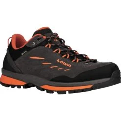 LOWA Delago GTX Lo Heren Trekkingschoenen - Anthracite/flame -Lowa Winkel 210097 7935 delago gtx lo herren trekkingschuhe anthrazit flame 3 1423078