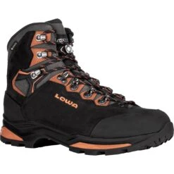 LOWA Camino Evo GTX Wide Heren Trekking-Boots - Zwart/oranje -Lowa Winkel 210627 0920 camino evo gtx wide trekkingschuhe black orange 2 1217948