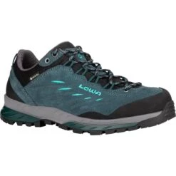 LOWA Delago GTX Lo Dames Trekkingschoenen - Petrol/aquamarine -Lowa Winkel 220093 7472 delago gtx lo damen trekkingschuhe petrol aquamarin 3 1423259