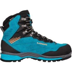 LOWA Cadin II GTX Mid Dames Wandelboots - Turquoise/mandarin