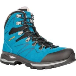 LOWA Badia GTX Dames Schoenen - Turquoise/mandarin -Lowa Winkel 220612 6915 badia gtx ws 2021 outer rotated 964569