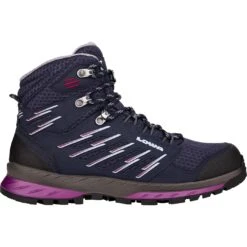 LOWA Trek Evo GTX Mid Dames Trekking-Boots - Navy/berry