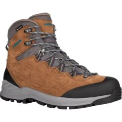 LOWA Explorer II GTX Mid Dames Trekkingschoenen - Almond/blue -Lowa Winkel 220764 4558 explorer ii gtx mid damen trekkingschuhe mandel blau 3 1471308