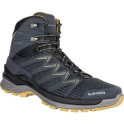 LOWA Innox Pro GTX Mid Schoen - Steel Blue/mustard -Lowa Winkel 310703 9785 innox pro gtx mid schuhe stahlblau senf 2 1202262