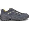 LOWA Sirkos Evo GTX Lo Herenschoenen - Steel Blue/mustard