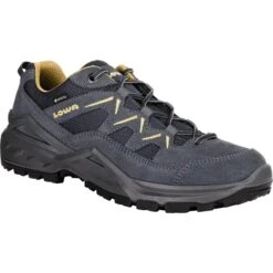 LOWA Sirkos Evo GTX Lo Herenschoenen - Steel Blue/mustard -Lowa Winkel 310805 9785 sirkos evo gtx lo herrenschuhe steel blue mustard 3 1428288
