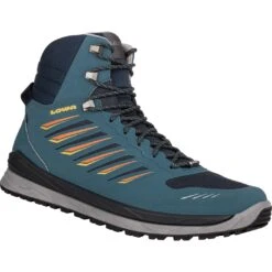 LOWA Axos GTX Mid Heren Schoenen - Steel Blue/orange 10 LOWA Axos GTX Mid Heren Schoenen - Steel Blue/orange -Lowa Winkel 310844 7920 axos gtx mid schuhe stahlblau orange 3 1255461