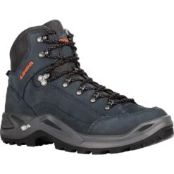 LOWA Renegade LL Mid Trekking Shoes - Dark Blue/orange 10 LOWA Renegade LL Mid Trekking Shoes - Dark Blue/orange -Lowa Winkel 310845 6720 renegade ll mid trekkingschuhe blue orange 2 1221527