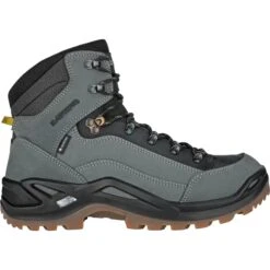 LOWA Renegade GTX Mid Heren Bergschoenen - Dark Grey/black