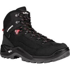 LOWA Renegade GTX Mid Heren Bergschoenen - Black/ruby Red -Lowa Winkel 310945 9913 renegade gtx mid herren wanderschuhe schwarz rubinrot 3 1500707