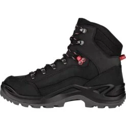 LOWA Renegade GTX Mid Heren Bergschoenen - Black/ruby Red -Lowa Winkel 310945 9913 renegade gtx mid herren wanderschuhe schwarz rubinrot 4 1500708