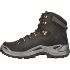 LOWA Renegade GTX Mid Heren Bergschoenen - Black/oliv -Lowa Winkel 310945 9948 renegade gtx mid schuh black oliv 2 964532