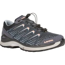 LOWA Maddox GTX Lo Dames Schoenen - Steel Blue/salmon -Lowa Winkel 320609 7922 maddox gtx lo ws damenschuhe steel blue salmon 3 1268417