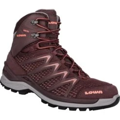 LOWA Innox Pro GTX Mid Damesschoenen - Borgundy/coral -Lowa Winkel 320703 3723 innox pro gtx mid damenschuhe bordeaux koralle 3 1427187