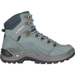 LOWA Renegade GTX Mid Dames Bergschoenen - Iceblue/salmon