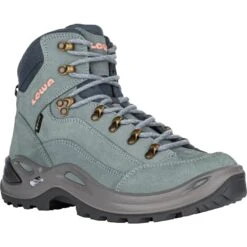 LOWA Renegade GTX Mid Dames Bergschoenen - Iceblue/salmon -Lowa Winkel 320945 6122 renegade gtx mid ws iceblue salmon 3 1270426