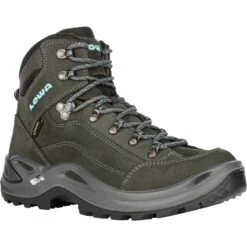 LOWA Renegade GTX Mid Dames Bergschoenen - Asphalt/turquoise -Lowa Winkel 320945 9368 renegade gtx mid ws asphalt turquoise 3 1270431