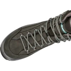 LOWA Renegade GTX Mid Dames Bergschoenen - Asphalt/turquoise -Lowa Winkel 320945 9368 renegade gtx mid ws asphalt turquoise 6 1270434