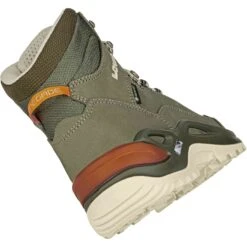 LOWA Renegade GTX Mid Dames Bergschoenen - Grey Green/panna -Lowa Winkel 320945 9629 renegade gtx mid damen wanderschuhe graugruen panna 5 1428027