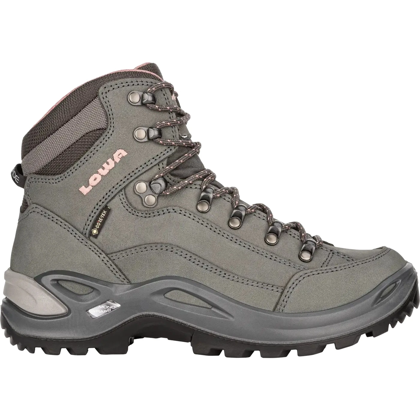 LOWA Renegade GTX Mid Dames Bergschoenen - Graphite/rose 3 LOWA Renegade GTX Mid Dames Bergschoenen - Graphite/rose