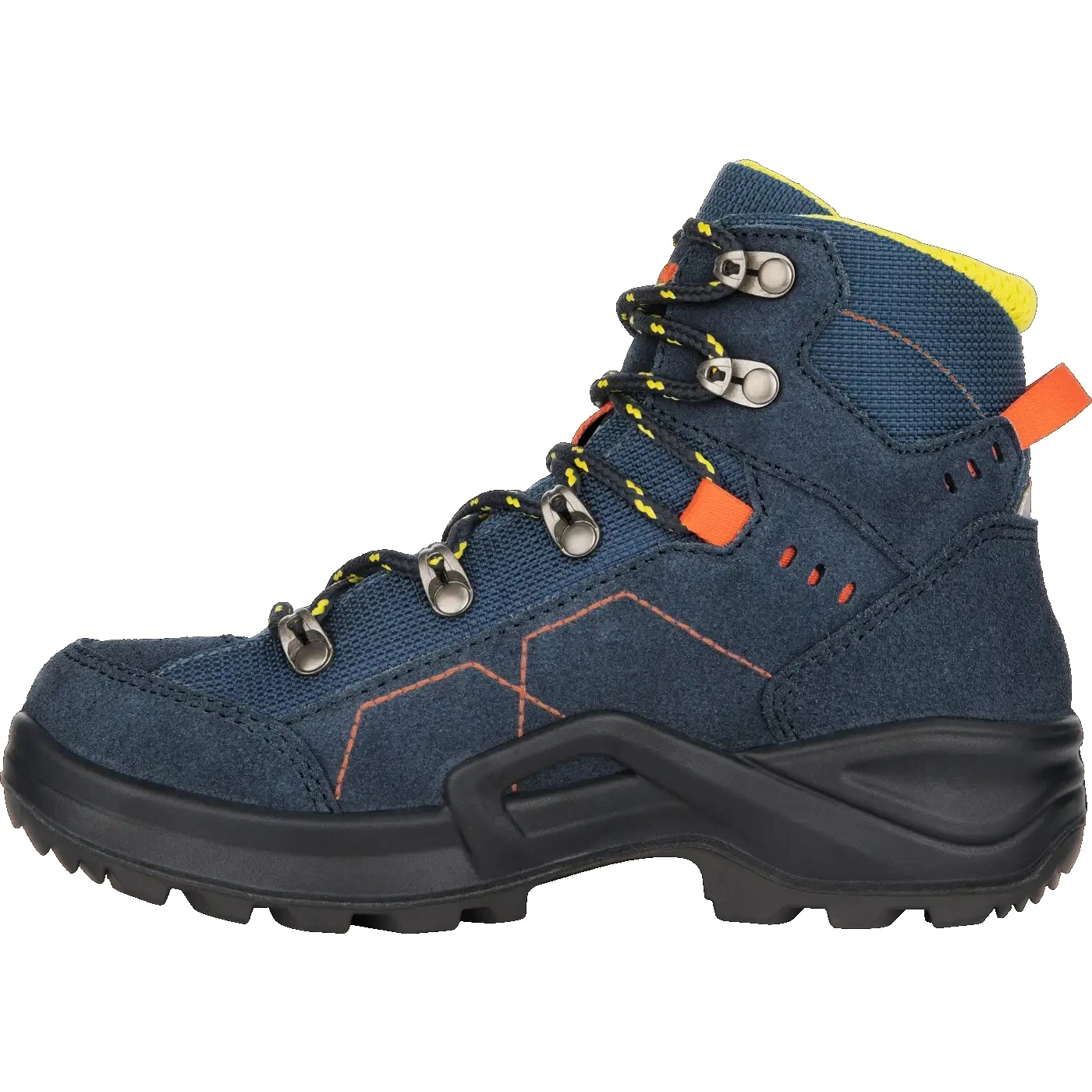 LOWA Kody III GTX Mid Junior Kids Shoe - Navy/turquoise (Size 27-35) 5 LOWA Kody III GTX Mid Junior Kids Shoe - Navy/turquoise (Size 27-35) - Afbeelding 3