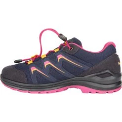 LOWA Maddox GTX LO Junior Kids Shoes - Navy/fuchsia (Size 36-39) -Lowa Winkel 340121 6918 maddox gtx lo junior kinderschuh navy fuchsia 4 1268238