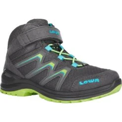 LOWA Maddox GTX Mid Junior Kinderschoenen - Graphite/lime (Size 36-40) -Lowa Winkel 340123 9706 maddox gtx mid junior kinderschuhe graphite lime 3 1268650
