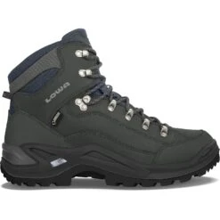 LOWA Renegade GTX Mid Wide Mountaineering Shoes - Dark Grey