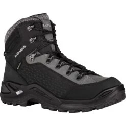 LOWA Renegade Warm GTX Mid Heren Winterschoenen - Black/grey -Lowa Winkel 410970 9930 renegade warm gtx mid herren winterstiefel schwarz grau 3 1325818