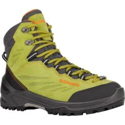 LOWA Cadin GTX Mid Junior Kinder Schoenen - Lime/flame (Maat 30-35) -Lowa Winkel 640060 7253 cadin gtx mid junior lime flame 2 1224554