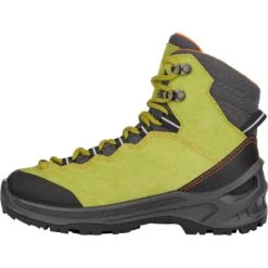 LOWA Cadin GTX Mid Junior Kinder Schoenen - Lime/flame (Maat 30-35) -Lowa Winkel 640060 7253 cadin gtx mid junior lime flame 3 1224555