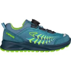 LOWA Ferrox GTX Lo Junior Kinderschoenen - Petrol/lime (Maat 30-35) - 2023