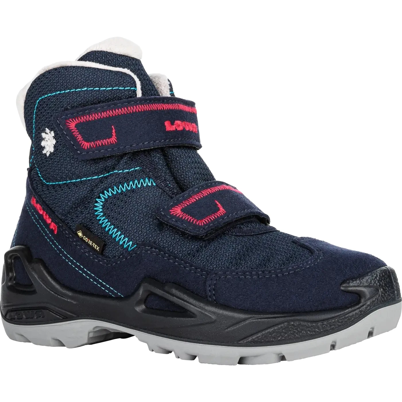 LOWA Milo GTX Mid Kinderschoenen - Navy/magenta (Size 27-35) 8 LOWA Milo GTX Mid Kinderschoenen - Navy/magenta (Size 27-35) - Afbeelding 6