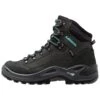 Lowa Renegade Gtx Mid Ws - Outdoorschoenen - Asphalt/Türkis