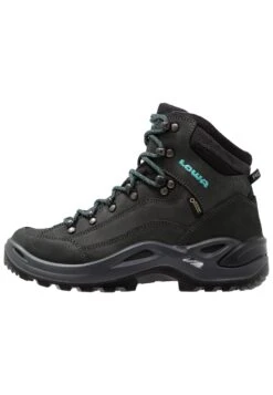 Lowa Renegade Gtx Mid Ws - Outdoorschoenen - Asphalt/Türkis