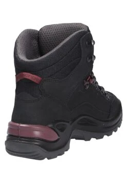 Lowa Renegade Gtx Mid Ws - Outdoorschoenen - Schwarzpflaume -Lowa Winkel ca22037754304f5fbfb9d7d3a90ce383