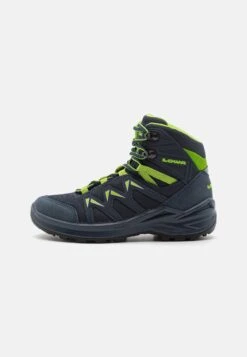 Lowa Innox Pro Gtx Mid Junior Unisex - Bergschoenen - Stahlblau/Limone