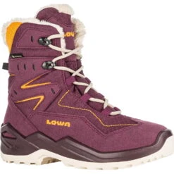LOWA Lino GTX Kinder Winterschoen - Grape/panna (Maat 36-40)