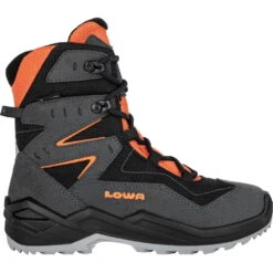 LOWA Lino GTX Kinder Winterschoen - Grafiet/oranje (Maat 36-40) -Lowa Winkel lowa 640530 9728 lino gtx graphite orange a 1562302