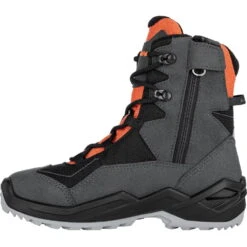 LOWA Lino GTX Kinder Winterschoen - Grafiet/oranje (Maat 25-35) -Lowa Winkel lowa 640530 9728 lino gtx graphite orange c 1562298