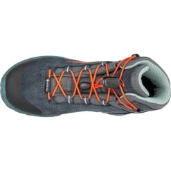 LOWA Callisto GTX Mid Junior Kids Winter Boots - Steel Blue/flame (Maat 36-40) -Lowa Winkel lowa 640532 7925 callisto gtx mid junior steelblue flame e 1567095