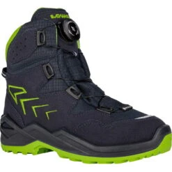 LOWA Firo GTX Kinder Winterschoen - Navy/lime (Maat 25-35)
