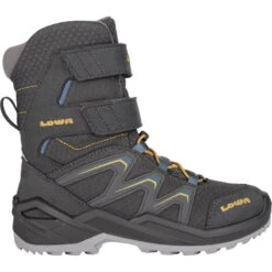 LOWA Maddox Warm GTX Hi Junior Kinderschoenen - Grafiet/staalblauw (Maat 25-35) -Lowa Winkel lowa 640783 9697 maddox warm gtx hi graphite steelblue a 1543423 1