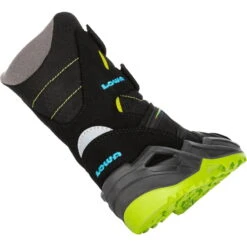 LOWA Maddox Warm GTX Hi Junior Kinderschoenen - Zwart/lime (Maat 36-40) -Lowa Winkel lowa 640783 9903 maddox warm gtx hi black lime d 1543426