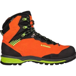 LOWA Cadin II GTX Mid Heren Wandelboots - Flame/lime