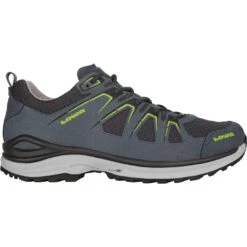 LOWA Innox Evo GTX Lo Schoen - Steel Blue/lime