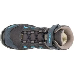 LOWA Maddox Warm GTX Mid Junior Kinderschoenen - Staalblauw (maat 25-35) -Lowa Winkel lowa maddox warm gtx mid junior kids shoe steel blue 5 1346402